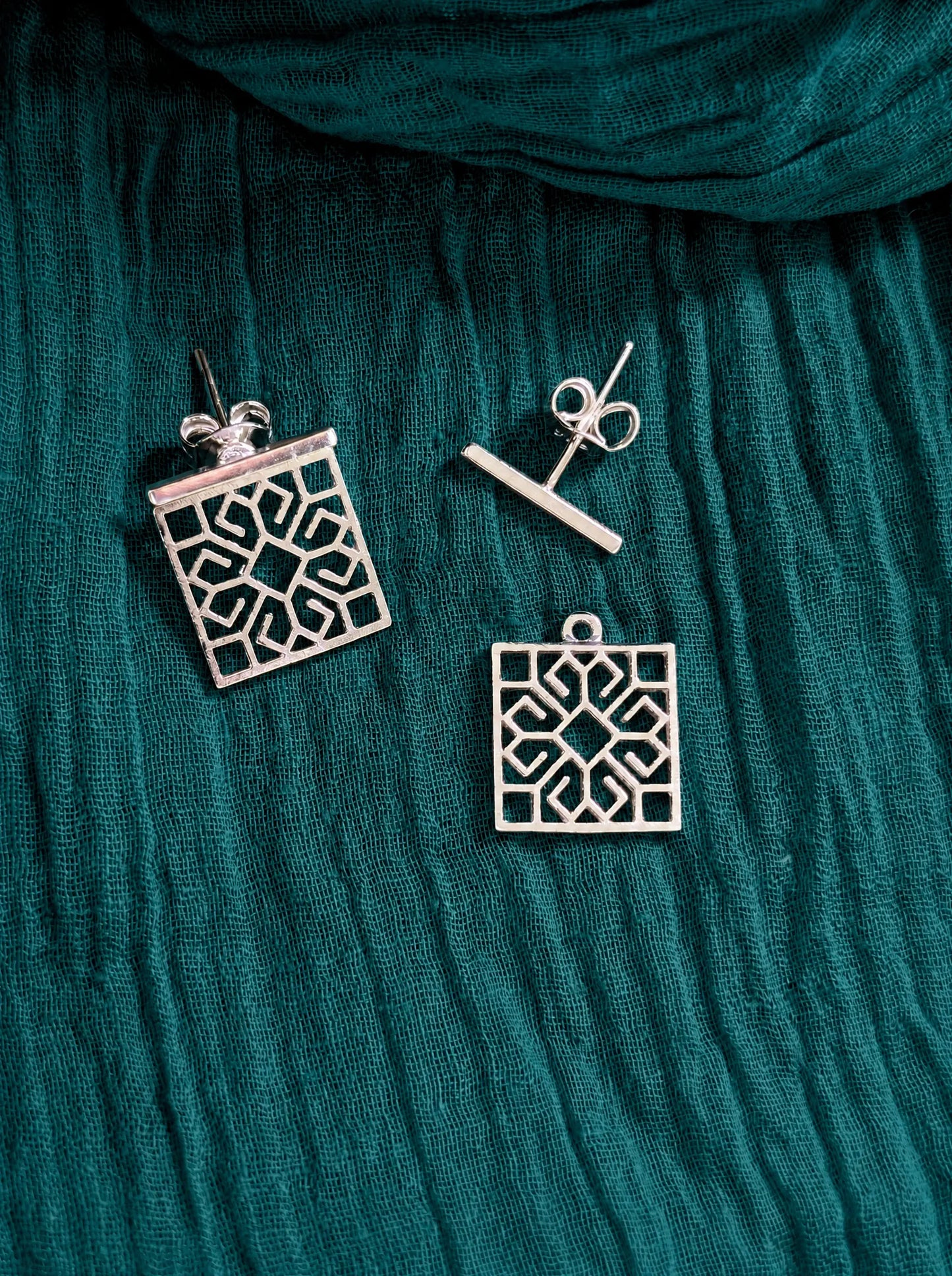 Kshiti Silver Earrings