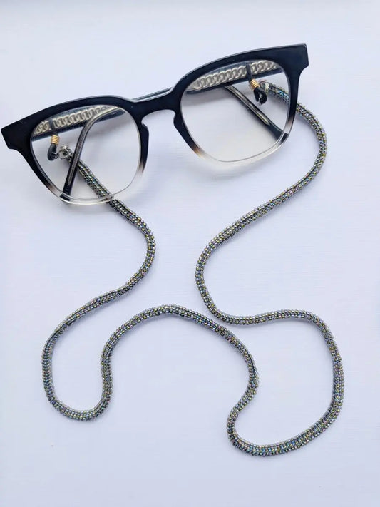 Black Rainbow Beaded Chasma Chain