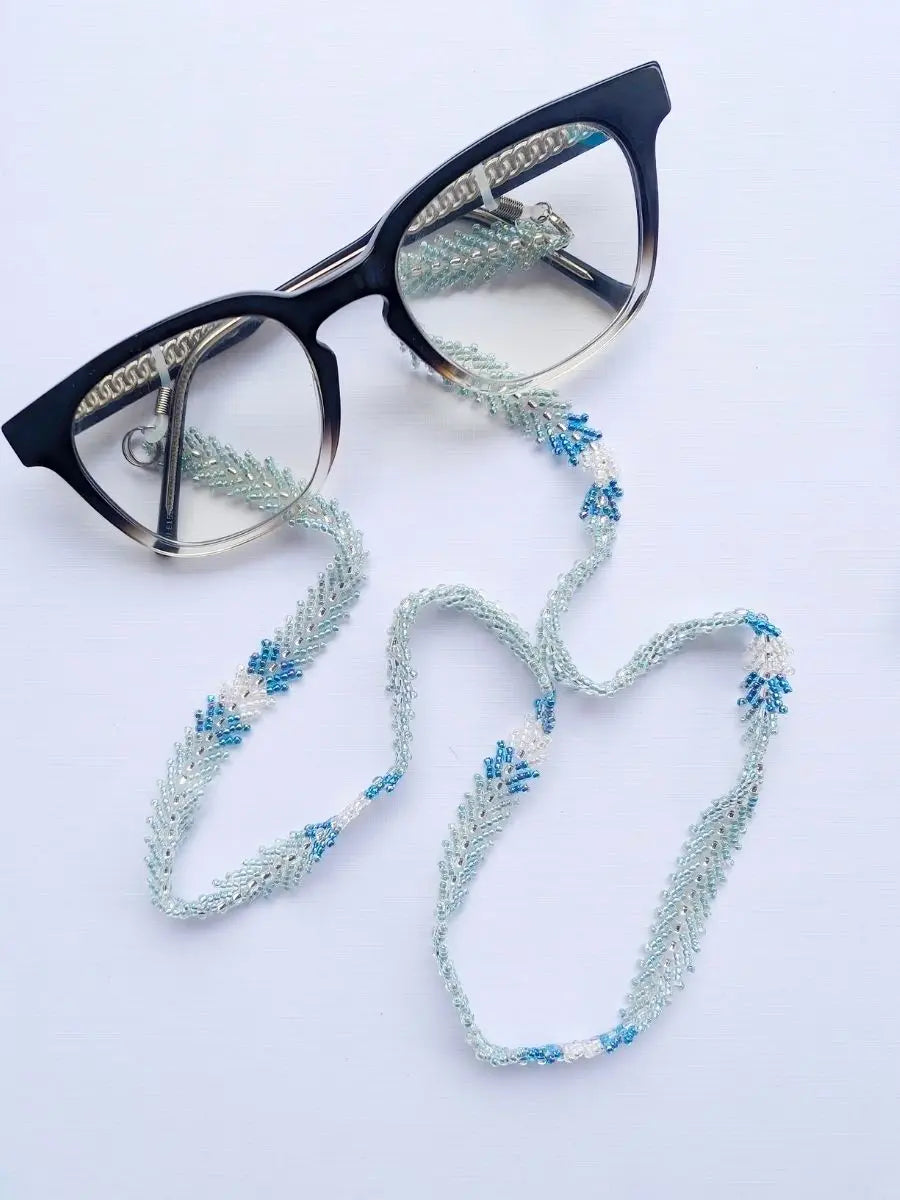 Eyeglass Rope - Icy Blue
