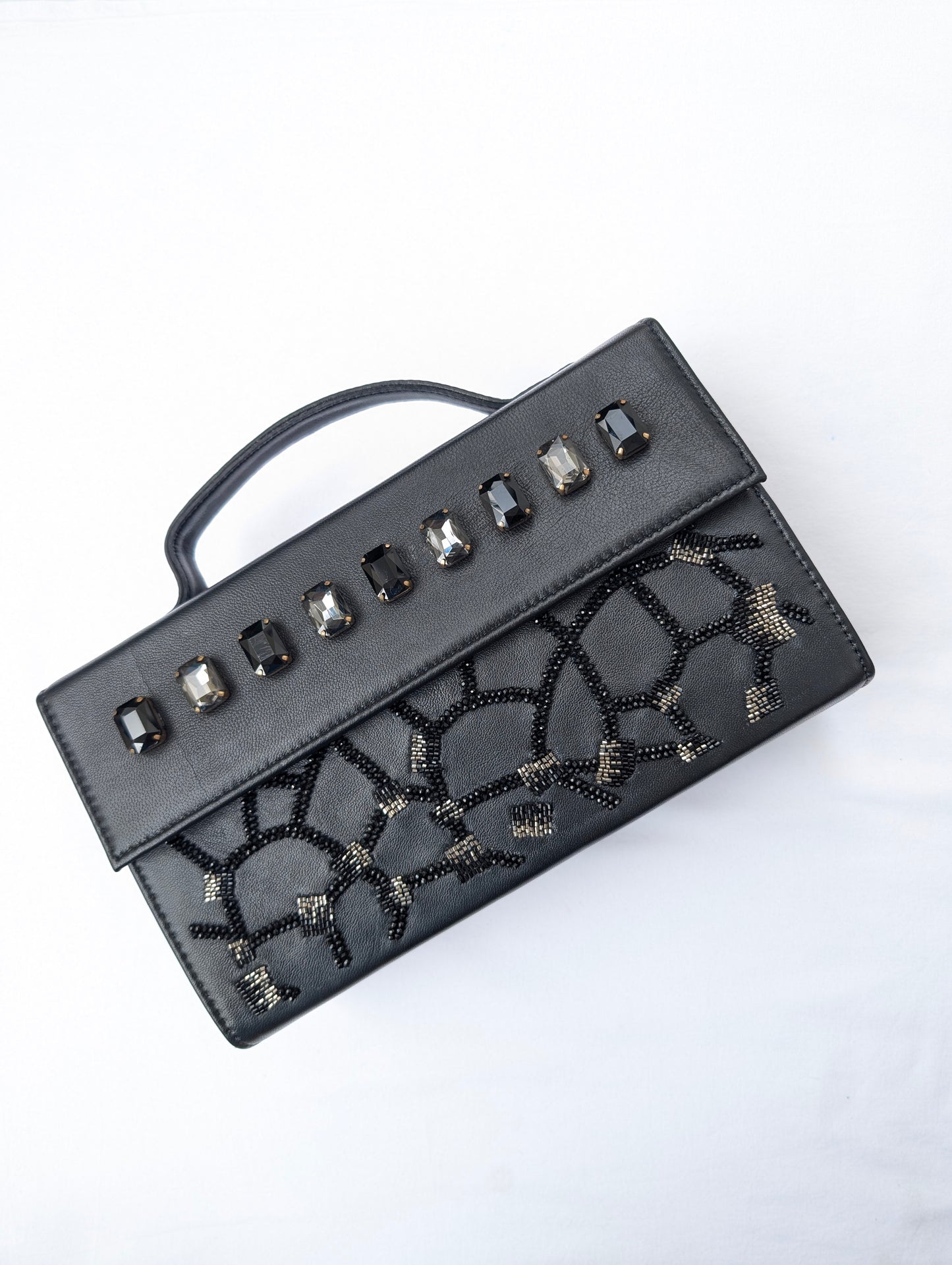 Black Eclat Noir Leather Bag
