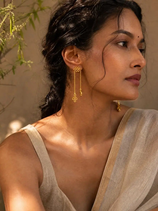 Jharna 925 Silver Earrings