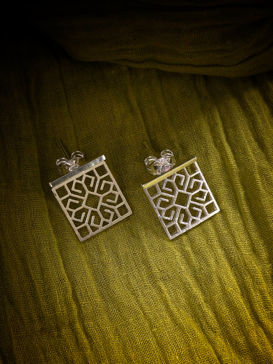 Kshiti Silver Earrings