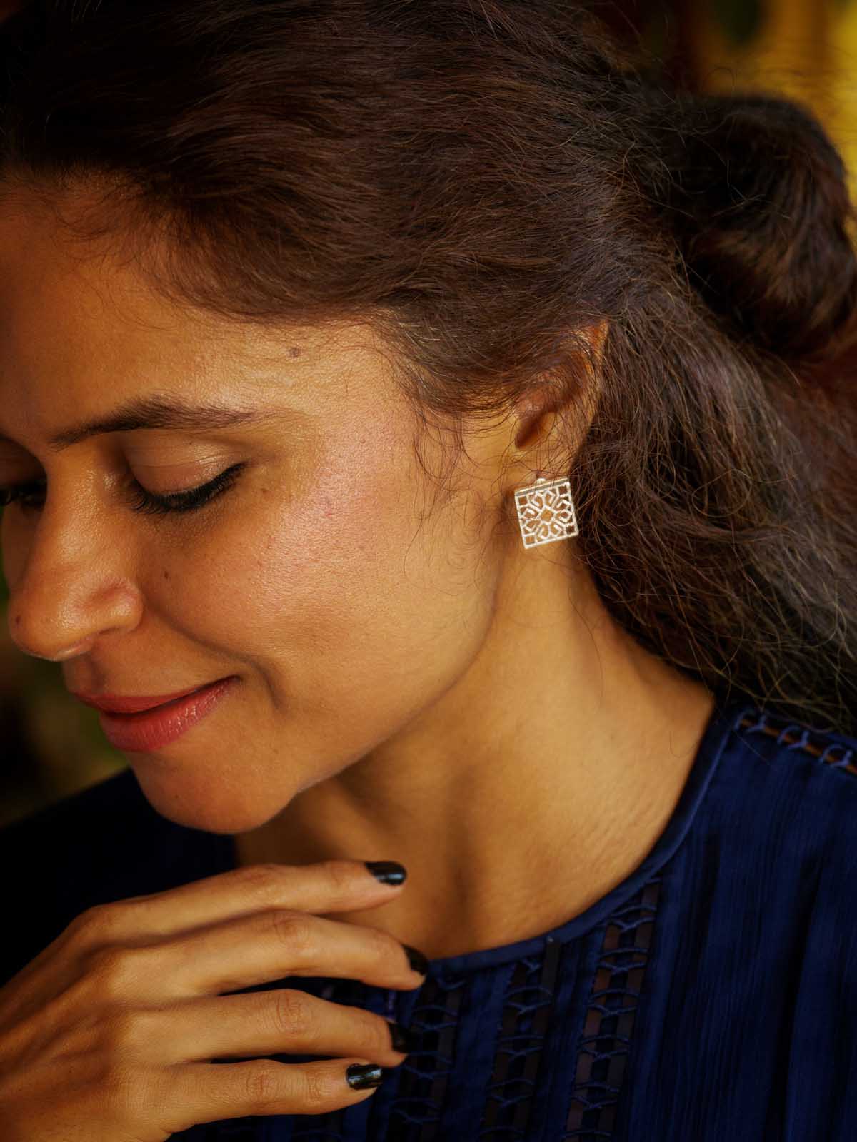 Kshiti Silver Earrings