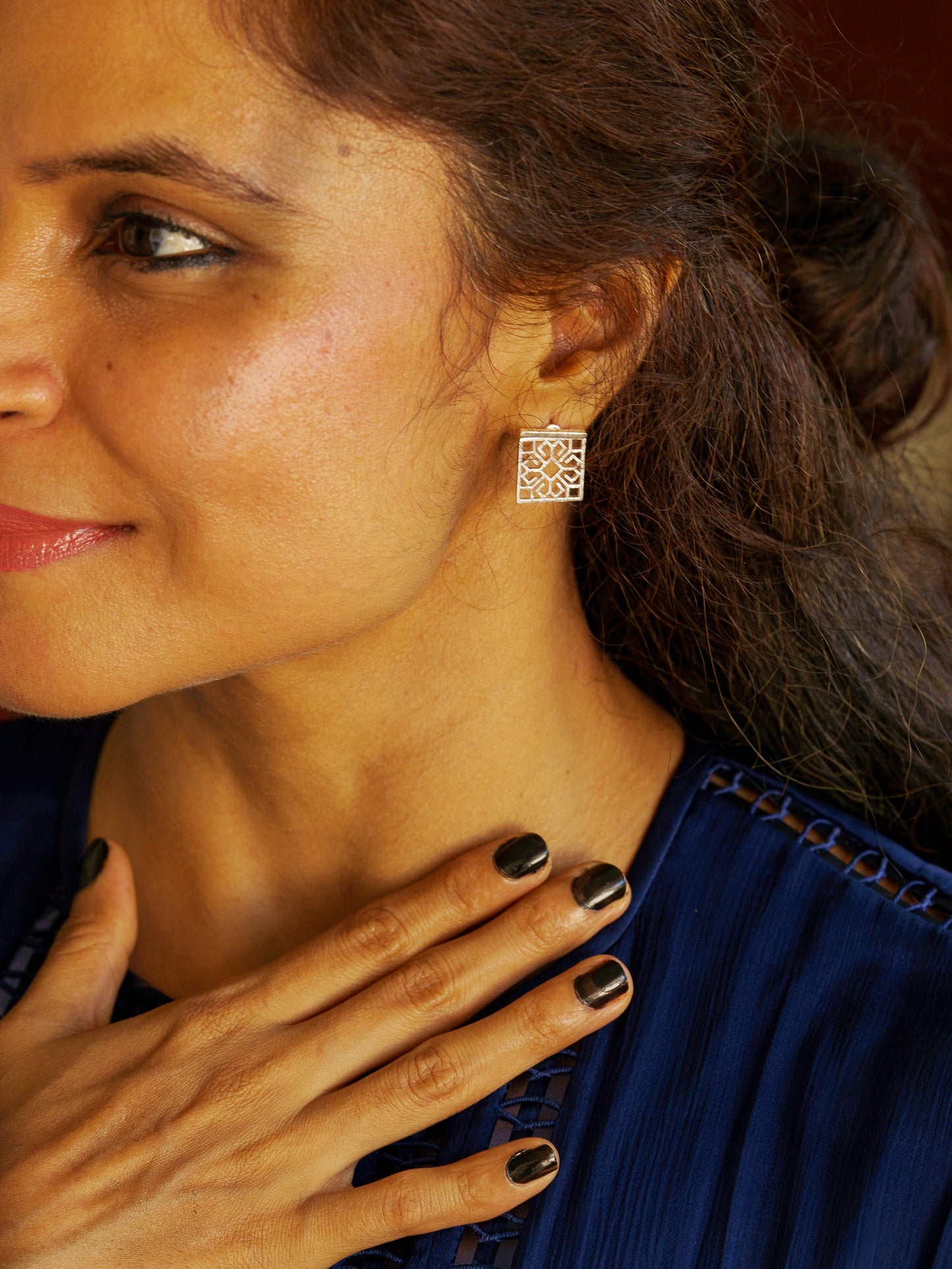 Kshiti Silver Earrings