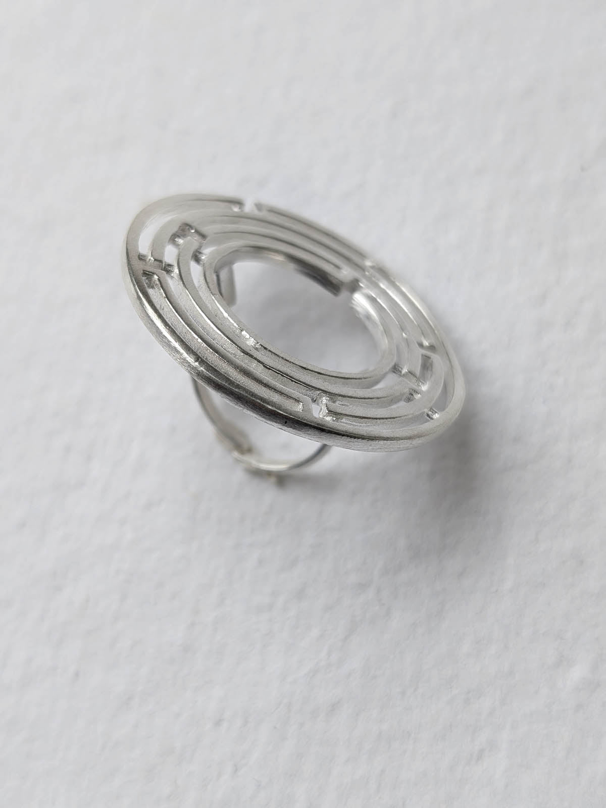Maze 92.5 Sterling Silver Ring