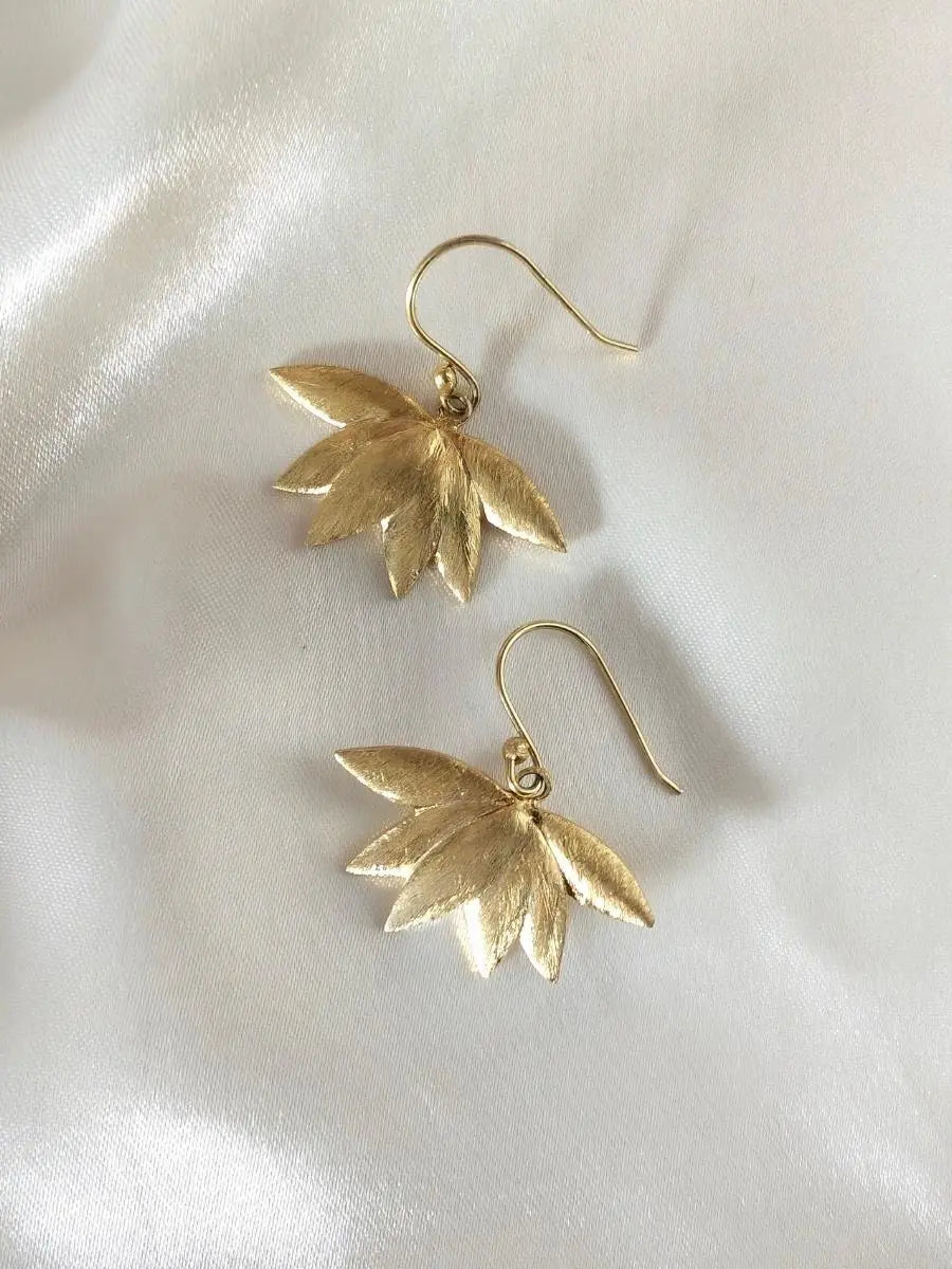 Padma Gold Earrings