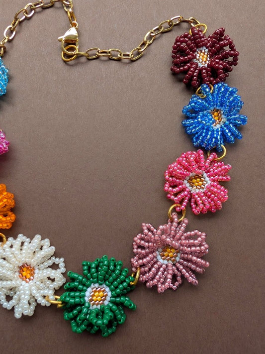 Handmade Beaded Multicolor Necklace