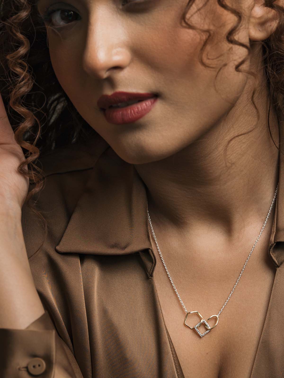 SaturnRings Necklace