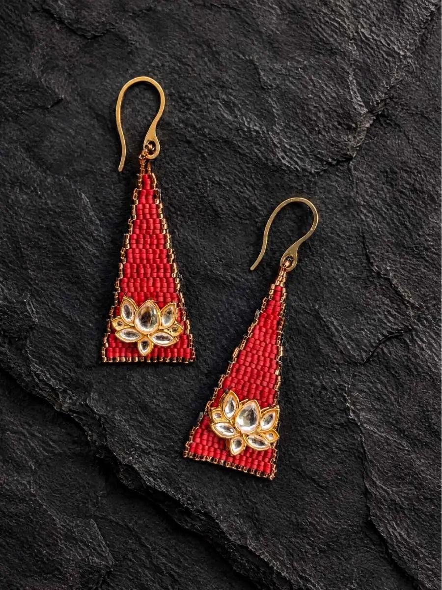 Scarlett Bloom Beaded Earrings