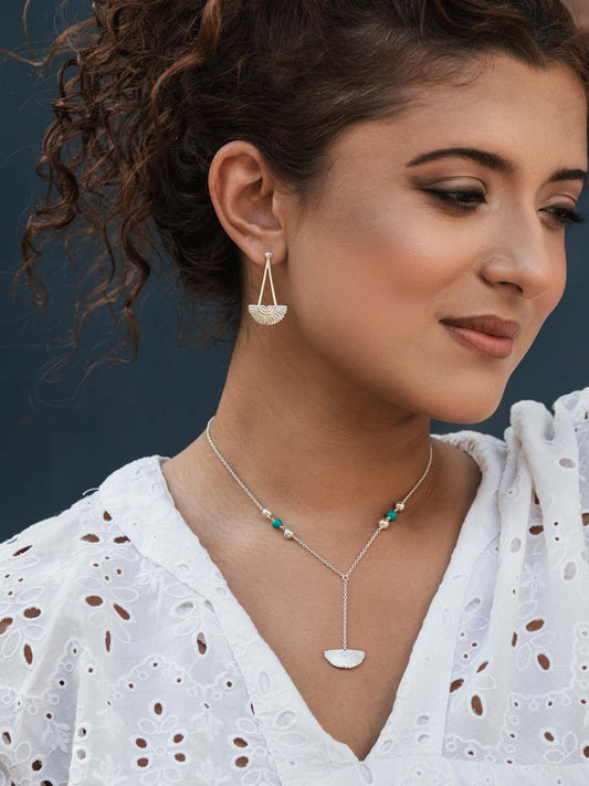 Suncrest Necklace + Earrings
