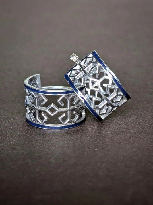 Varnini Silver Hoop Earrings