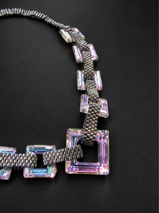 Violette Swarovski Crystal Necklace