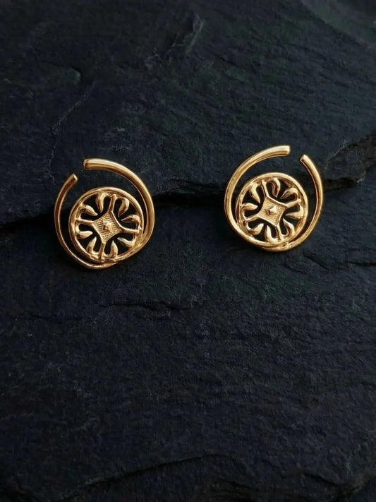 Yami Gold Stud Earrings