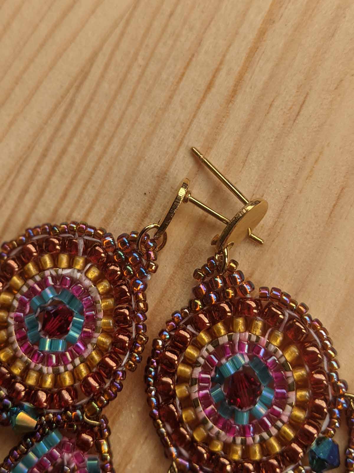 Ahana Chandeliar Beaded Earrings