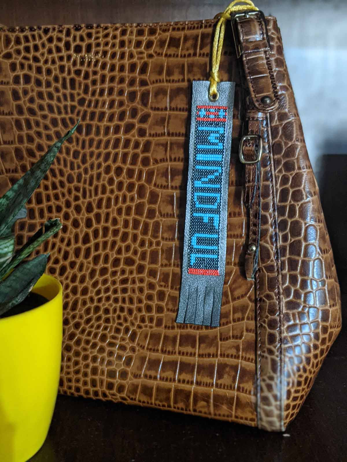 Handmade Beaded Accessory -Mindful Bookmarks/Bag Tags