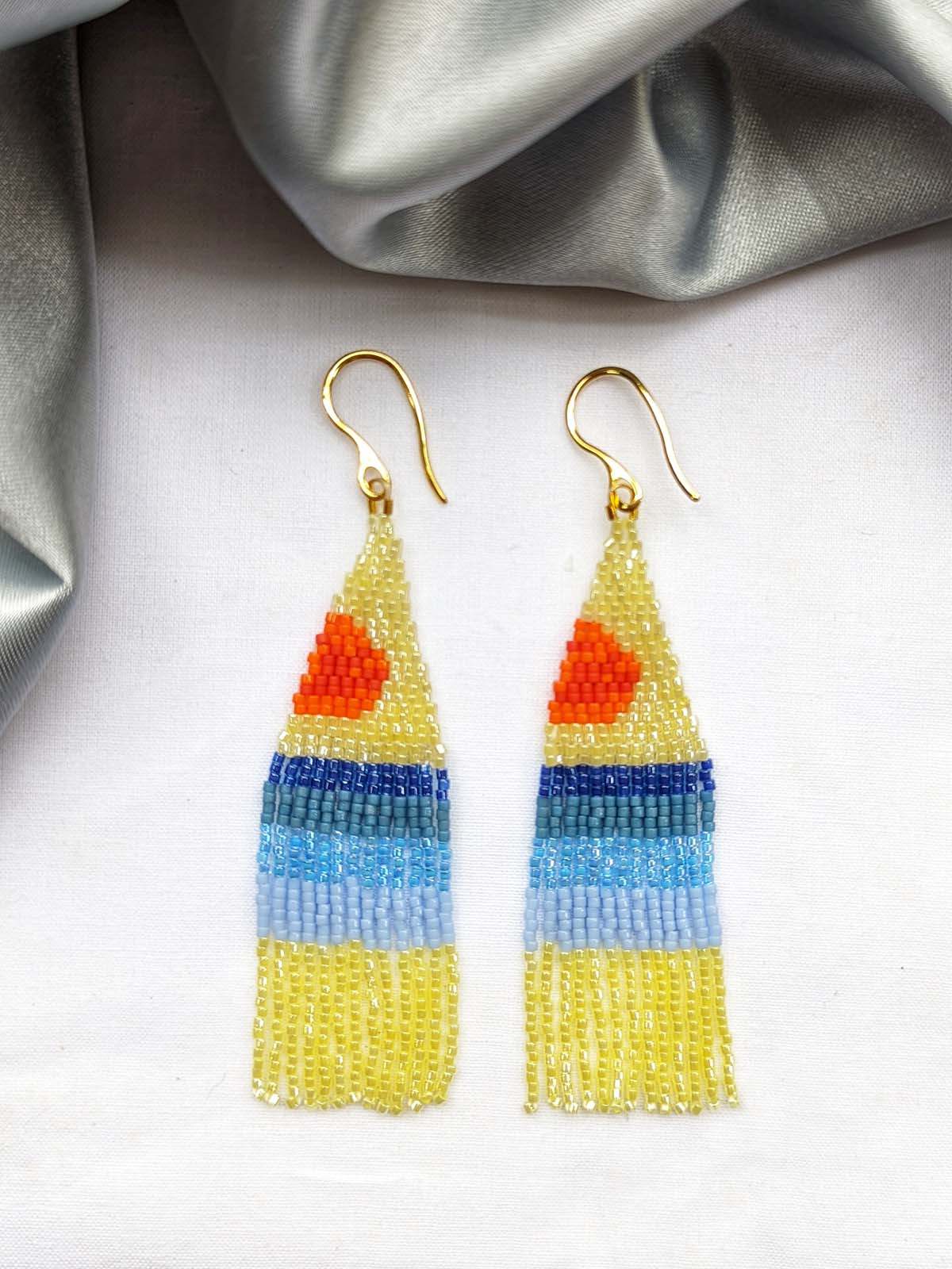 Beach Handmade Beaded Earrings
