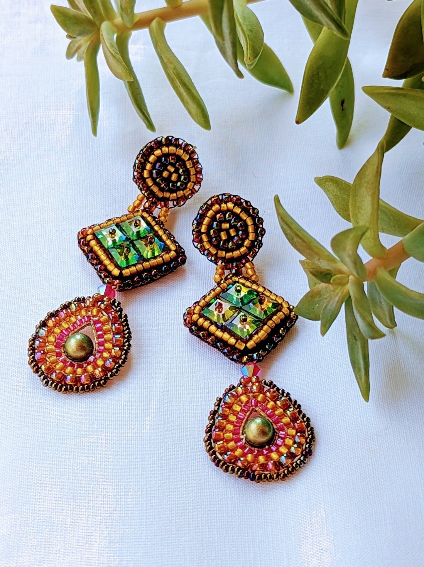 Eta handmade Beaded earrings