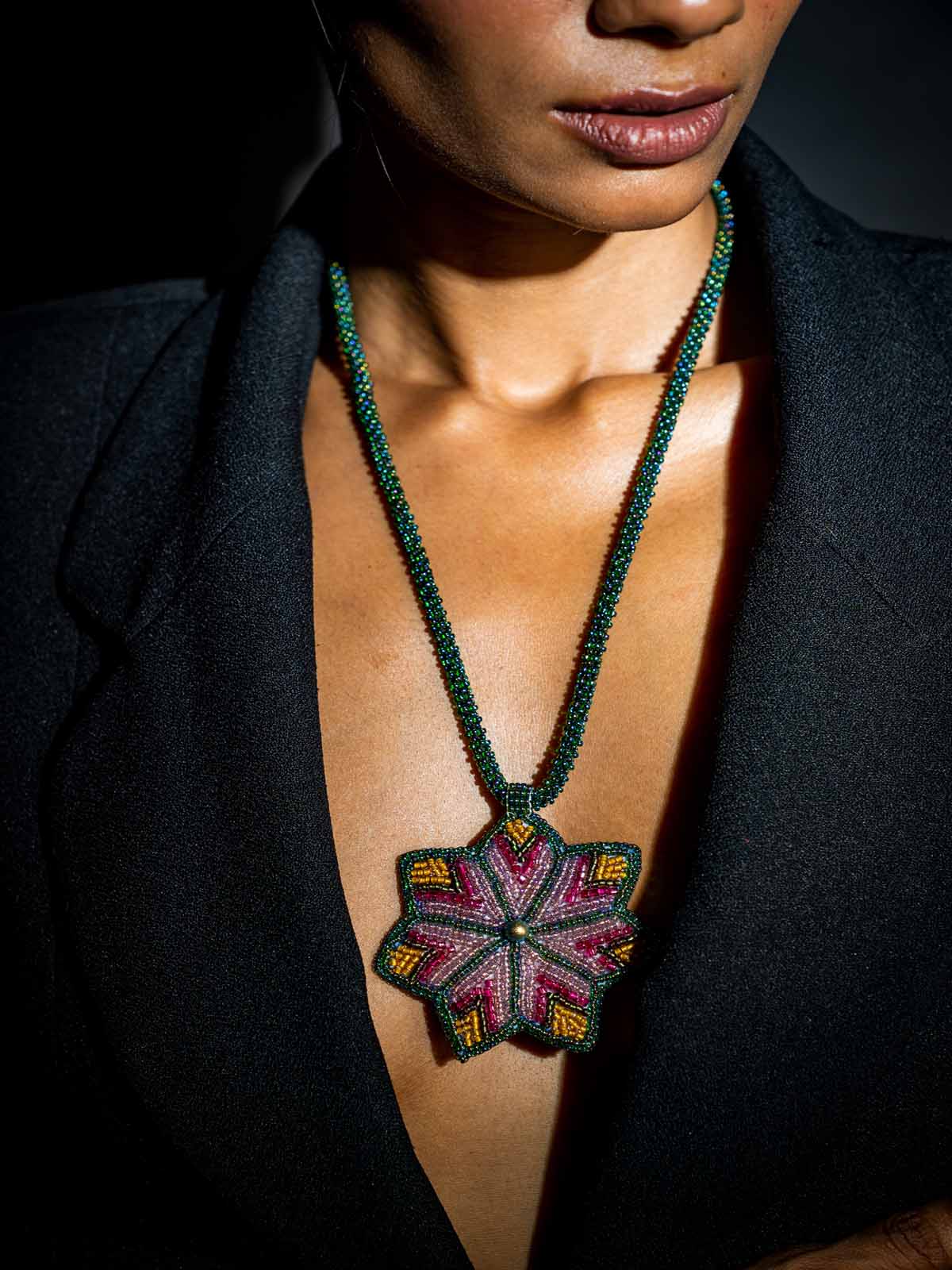Swara Purple Necklace