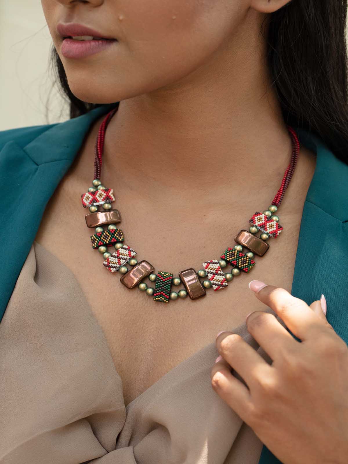 Caila Bronze Necklace