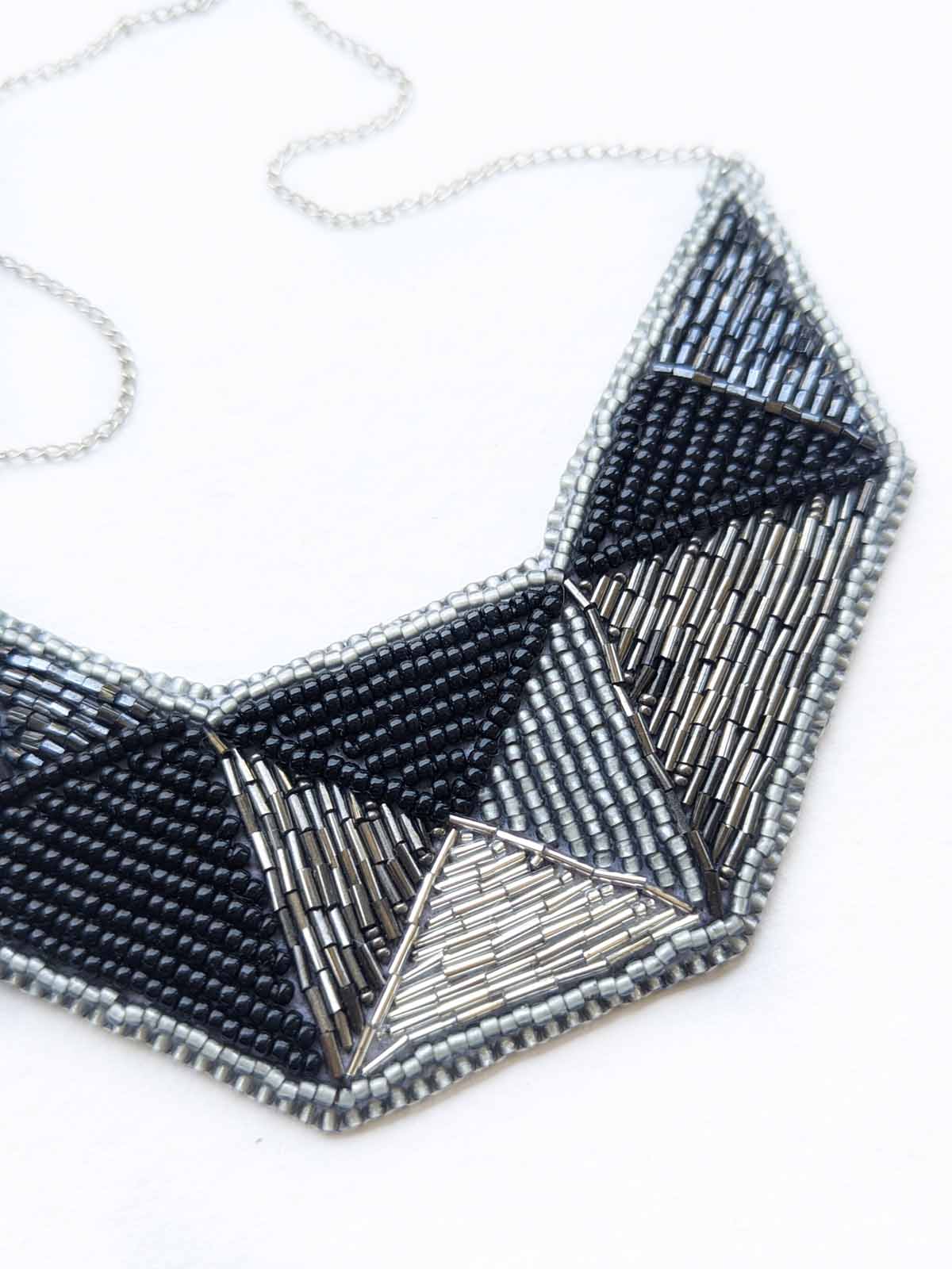 Noir Geometry Necklace