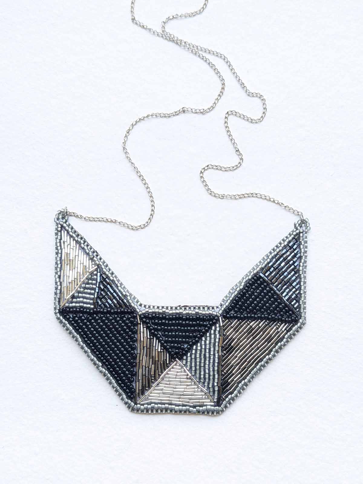 Noir Geometry Necklace