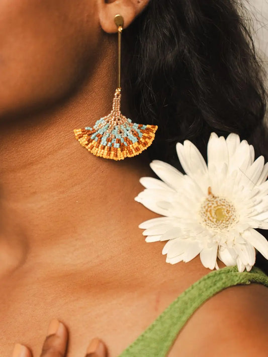 Rang Beaded Earrings