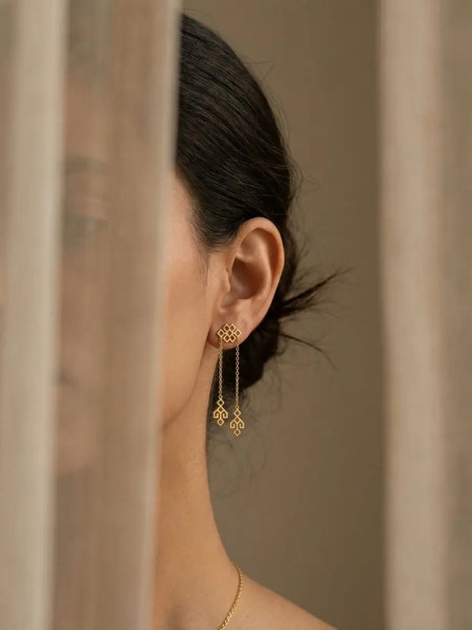 Jharna 925 Silver Earrings