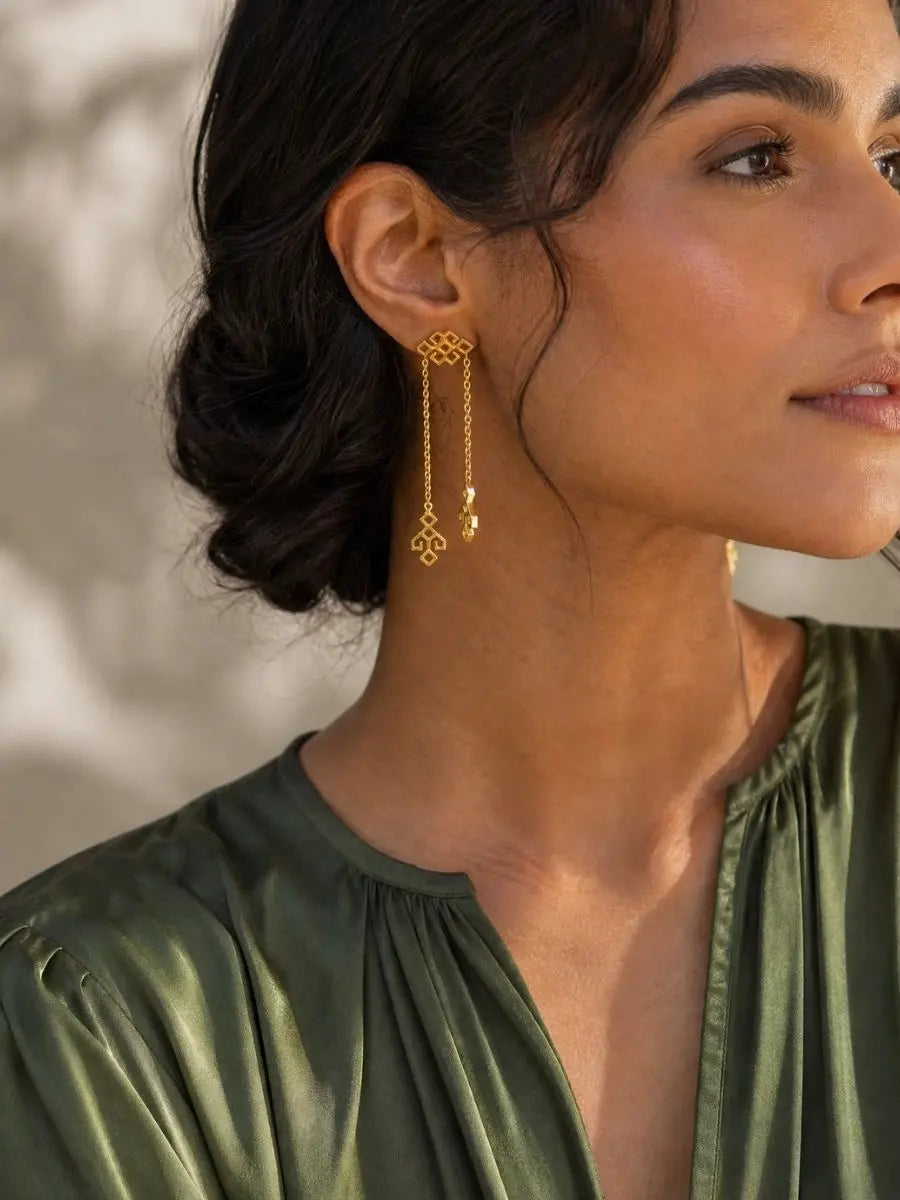 Jharna 925 Silver Earrings