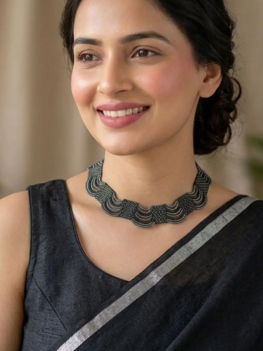 Maya Black Necklace