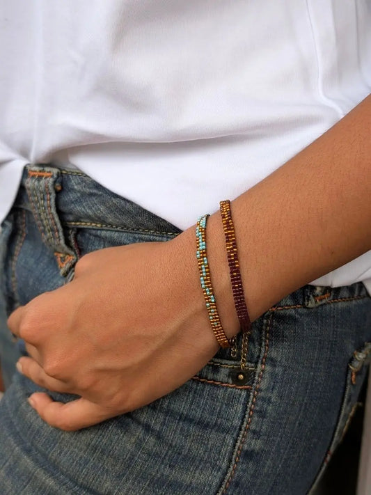 Stacked Beaded Bracelet