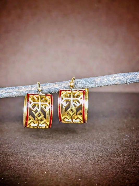 Varnini Gold Hoop Earrings