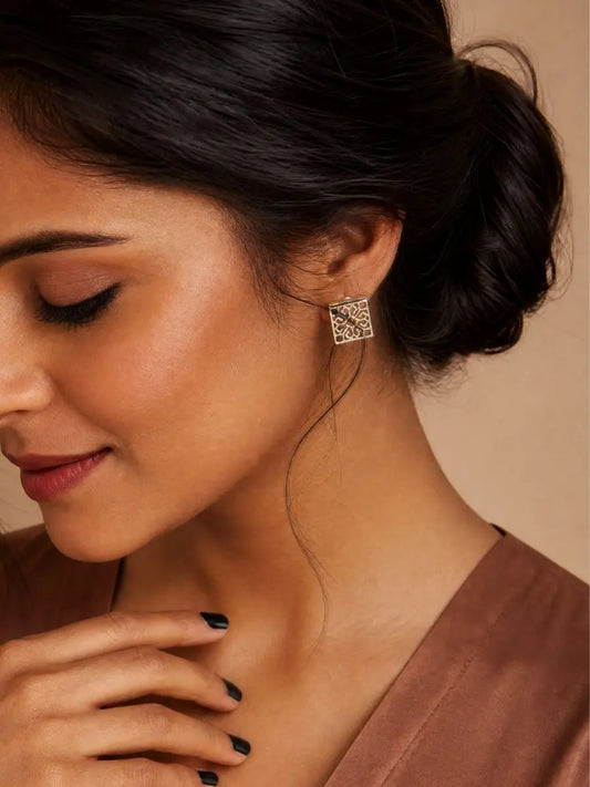 Kshiti Silver Earrings