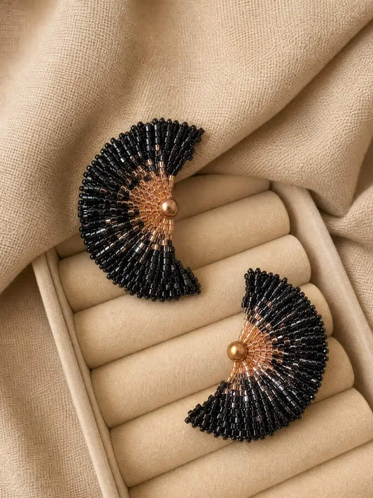 Black Zina Earrings