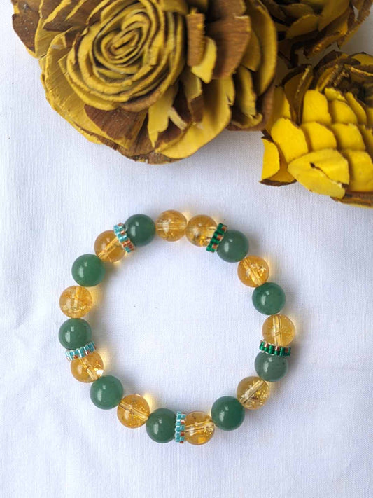 Citrine & Aventurine Bracelet